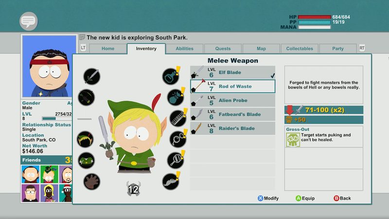 Illustration for article titled South Park: The Stick of Truth: The TAY Review